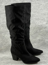 Sun + Stone Size-8M Womens Elviss Slouch‎ Knee High Dress Boots Black Photo 0