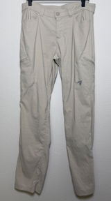 Eddie Bauer Women First Ascent Pants 8 Beige Hiking Cargo Zip Pockets Outdoor Photo 0
