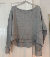Aerie Grey Waffle Long Sleeve Photo 0
