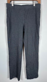 Quince Ponte Straight Leg Pants Women Medium Gray Business Casual Professional Photo 0
