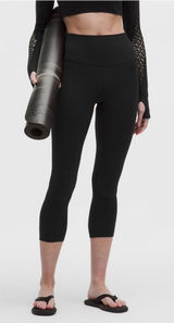 lululemon Align High-Rise Crop 23" in Black Photo 0