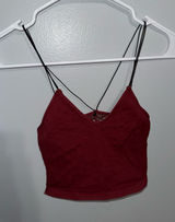 crop top tank Red Size M Photo 0