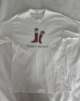 White “Meowdy Partner” Tee Shirt Size L Photo 0