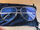 Quay Australia High Key Mini Rose Gold Blue Light Blocking Aviator Glasses 126 Photo 0