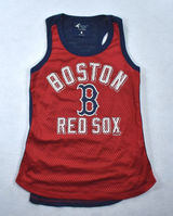 G-III 4her Boston Red Sox Tank Top Womens Medium Red Navy Mesh Racerback62HAR810 Photo 0