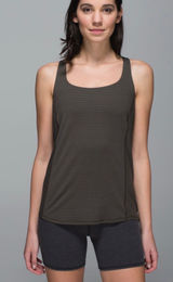 lululemon free to be wild built in bra tank top dark wren green 4 Photo 0