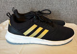 Adidas QT Racer 2.0 Shoes Womens 8.5 Black Metallic Sneakers Running Sporty Photo 0