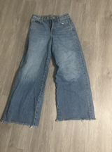 ZARA Jeans High-Rise Wide-Leg Denim Photo 0