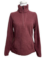 Quarter Zip Fleece Pullover Rose‎ Pink Soft Warm Activewear Outdoor HikingSmall Photo 0