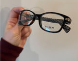 Coach Black Patterned Eyeglasses Photo 0
