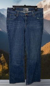 Levi's Retro Signature Women‎ Sz 14 Low Rise Boot Cut Jean Western Cowboy Photo 0