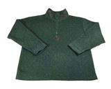 Victoria Secret Sweater Womens Pullover Quarter‎ Zip Green Country Casual Ladies Photo 0