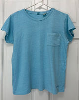 Levi's Women's Short Sleeve Light Blue Tee Shirt - Size Small Photo 0