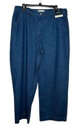 Abercrombie & Fitch Women's Jeans‎ Curve Love Wide Leg Stretch Mid-Rise 32/14S Photo 0