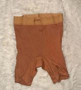 NWOT Skims Boxer Shorts Size XXS Orange Exclusive Color‎ Photo 0