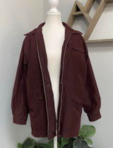London Fog Mocha Brown Zip Up Jacket Y2k Dark Academia Grunge Winter Fall Photo 0