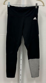 Adidas Women’s Desire 2 Move Training Tights Leggings Cropped Black White Small Photo 0