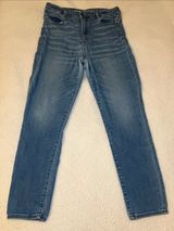 American Eagle Outfitters Highest Rise Jeggings in Blue Wash Photo 0
