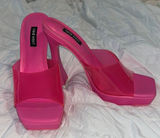 Nine West Hot Pink High Heels Photo 0