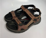 ECCO Yucatan Sandals Womens 40 Brown Excellent Hiking Walking Strappy Outdoor Photo 0