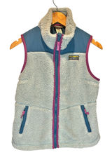 L.L. Bean High Pile Baby Blue Sherpa Fleece Vest - size XS Photo 0