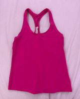 Cool Racerback Short Tank Top *Nulu “Sonic Pink” Size 4 Photo 0
