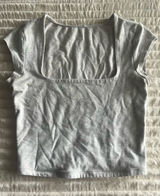 Garage Grey Crop Square-neck top Photo 0