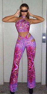 Matching 2 Piece Set Purple Photo 0