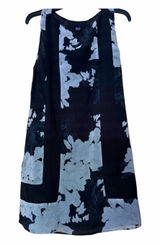 FARM Rio Black & White Floral Chiffon Shift Dress - Size M Like new! Photo 0