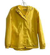 Avalanche Outdoor Supply Company Yellow Hooded Rain Jacket Women's‎ Small Photo 0