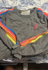 Aviator nation cropped crewneck Photo 0