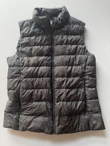 Uniqlo Ultra Light‎ Down Vest Women Small Black Hike Outdoor Puffer Photo 0