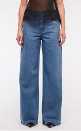 Abercrombie & Fitch The Wide Leg High Rise Jeans Size 30 Photo 0