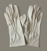 Vintage Gingerbread Elegant White Gloves Photo 0