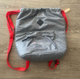 American Red Cross Gray Insulated Drink Cooler Backpack Red Straps NWT O+ Logo Photo 0