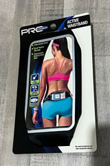 PRO STRENGTH Active Waistband Running Belt 2 Pockets Black PA-6405 Photo 0