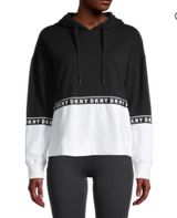 DKNY Sport Colorblock Logo Tape Hoodie – Size M – NWT Photo 0