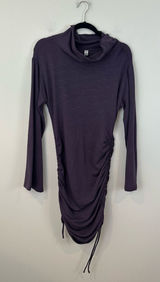 Daily Practice by Anthropologie Long-Sleeve Ruched Mini Dress Size Small Photo 0