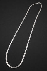 Classic Sterling Silver Herringbone Necklace Chain 2MM 18 Inches Inches Photo 0