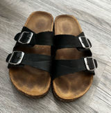 Bobbie Brooks Sandals & Black Double Strap Photo 0