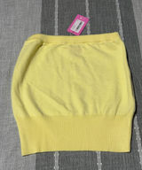 Edikted Yellow Knit Tube Top Strapless Ribbed Hem Size Small S21114-YELLOW‎ Photo 0