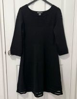 Jessica Howard Textured Black Elegant Dress size XL Photo 0