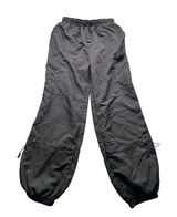 SheIn Black Parachute Cargo Pants Womens Relaxed Fit Elastic Waist Utility Small 24x28 Photo 0