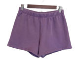 Aritzia TNA Cozy Fleece Perfect Shorts In Purple Size Medium Photo 0