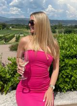 ZARA Dress Midi Pink Photo 0