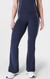 Sweaty‎ Betty Super Soft Picot Lace Flare Pant Navy Size Medium Photo 0