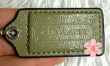 2" COACH Fob Bag Charm Hang tag Hangtag Photo 0