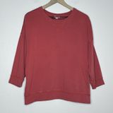 Vintage Y2K Gap 100% Cotton Crewneck Sweatshirt Red Plaid Sz M Cabincore Preppy Photo 0