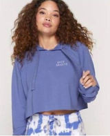 Spiritual Gangster Easy Breezy Luna Crop Hoodie Size XS Photo 0