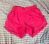 Lululemon hotty hot shorts size 4 pink  Photo 0